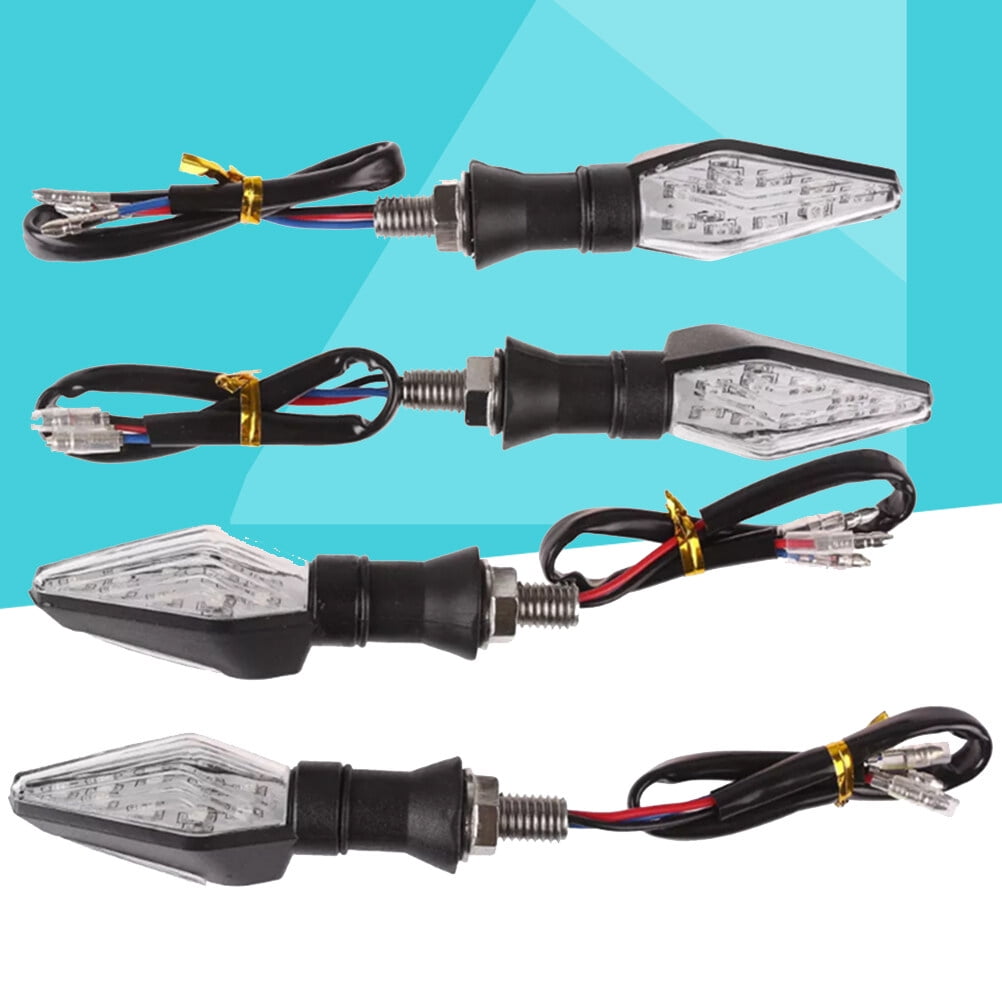 SWETRACE Rectangular Motorcycle Driving Lights Blue 4Pcs 4.1*1.1*0.9In For Vehicle Use Black V1189-LWWAL-20260327-03355