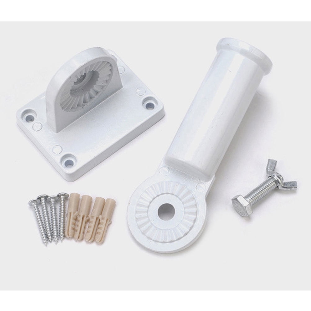 Worgeous Flag Pole Accessories Universal Holder Wall Mount Poles Bridegroom White V1189-LWWAL-20260327-03357