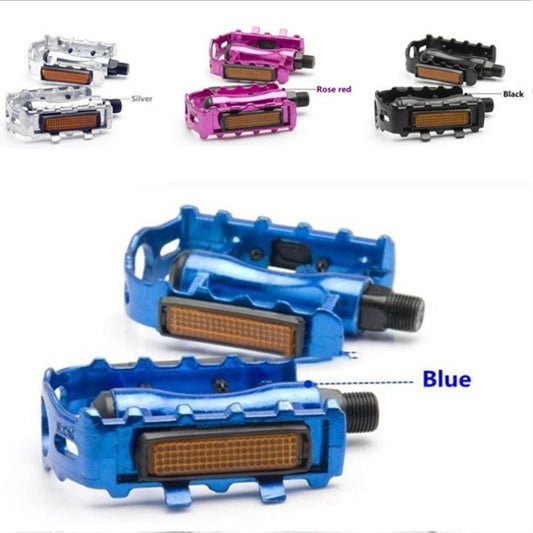 Worgeous 1 Pair of Silver Aluminum Alloy Mountain Bike Pedals with Anti slip Spikes V1189-LWWAL-20260327-03360