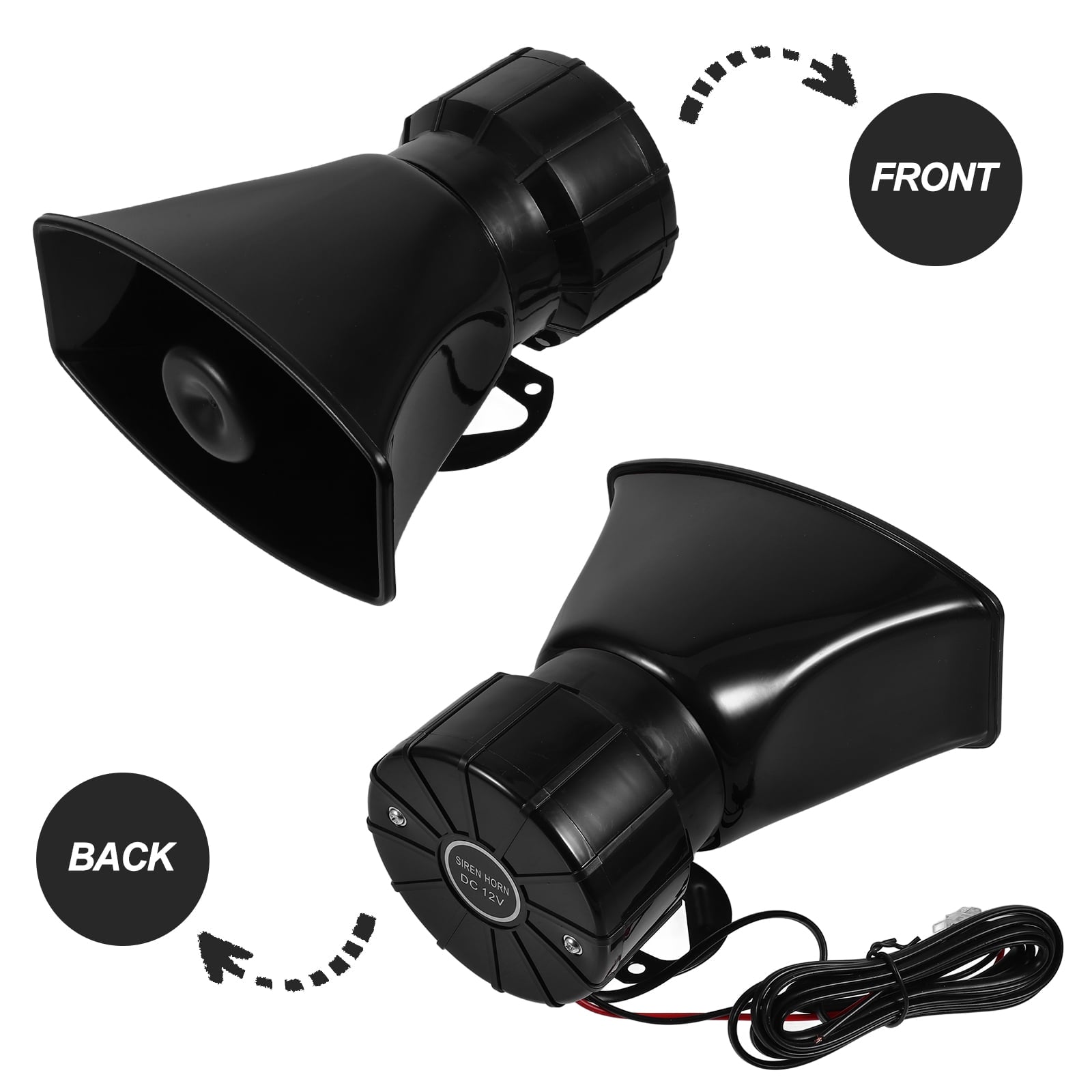 SWETRACE Horn Sounds Maker With 7 Sounds Black 1Pcs 7 Sounds Black V1189-LWWAL-20260327-03361
