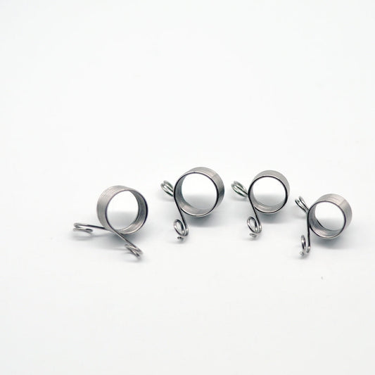 Ortofally 2 Pcs DIY Yarn Strand Guide Metal Yarn Threader Finger Ring Wool Thread Thimble Knitting Sewing V1189-LWWAL-20260327-03365