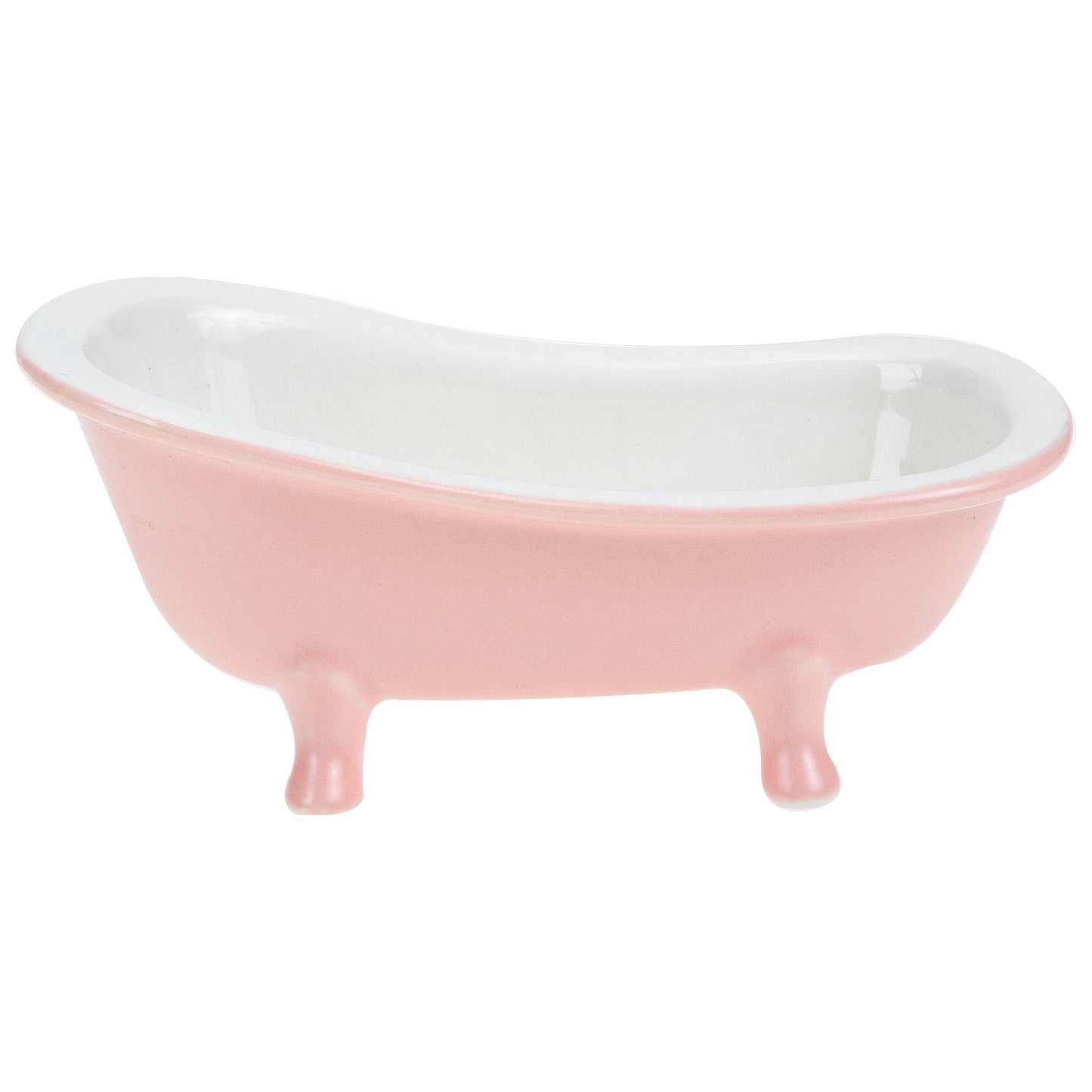 SWETRACE Bathtub Shaped Flower Pot Pink Ceramic 1Set 6.3x3.5x2.8in V1189-LWWAL-20260327-03366
