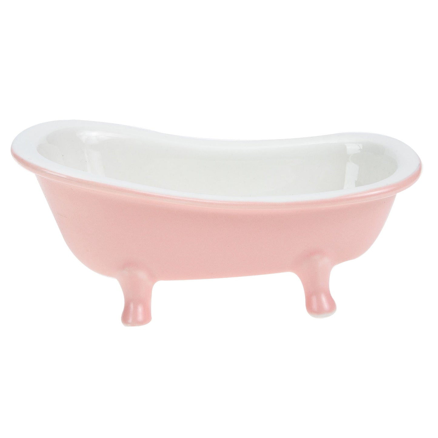 SWETRACE Bathtub Shaped Flower Pot Pink Ceramic 1Set 6.3x3.5x2.8in V1189-LWWAL-20260327-03366