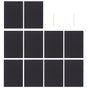 Ortofally 2 Pack of 10pcs Scratch Paper Scratching Drawing Paper Black Scratch Crafts Notes Boards Scratch V1189-LWWAL-20260327-03372