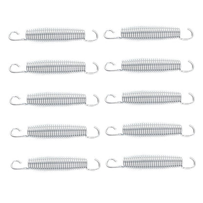 Worgeous 10 Pcs Trampoline Spring Parts Trampolines Rebounder Fitness Silver V1189-LWWAL-20260327-03374