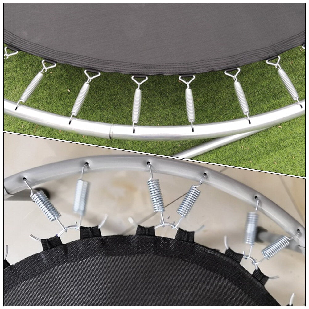Worgeous 10 Pcs Trampoline Spring Parts Trampolines Rebounder Fitness Silver V1189-LWWAL-20260327-03374