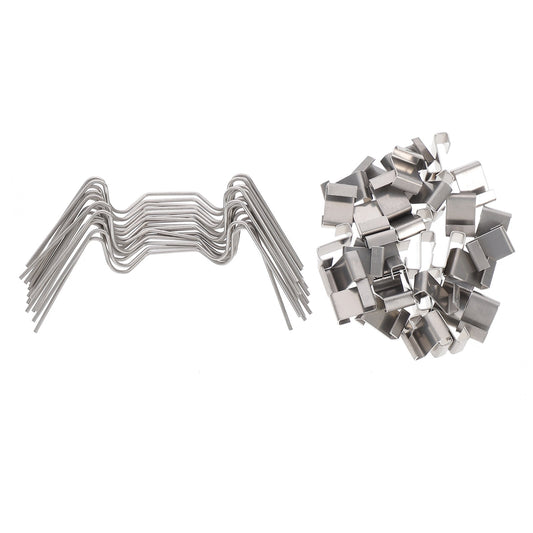 Ortofally 100pcs Greenhouse Glazing Z Overlap Clip Glazing Z Overlap Clip Glass Pane Clip 7.50X3.50X0.20CM V1189-LWWAL-20260327-03375