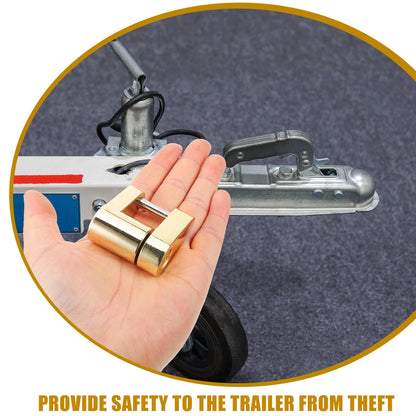 SWETRACE High Security Padlock Zinc Alloy Golden 1Pack For Hitch Security V1189-LWWAL-20260327-03382