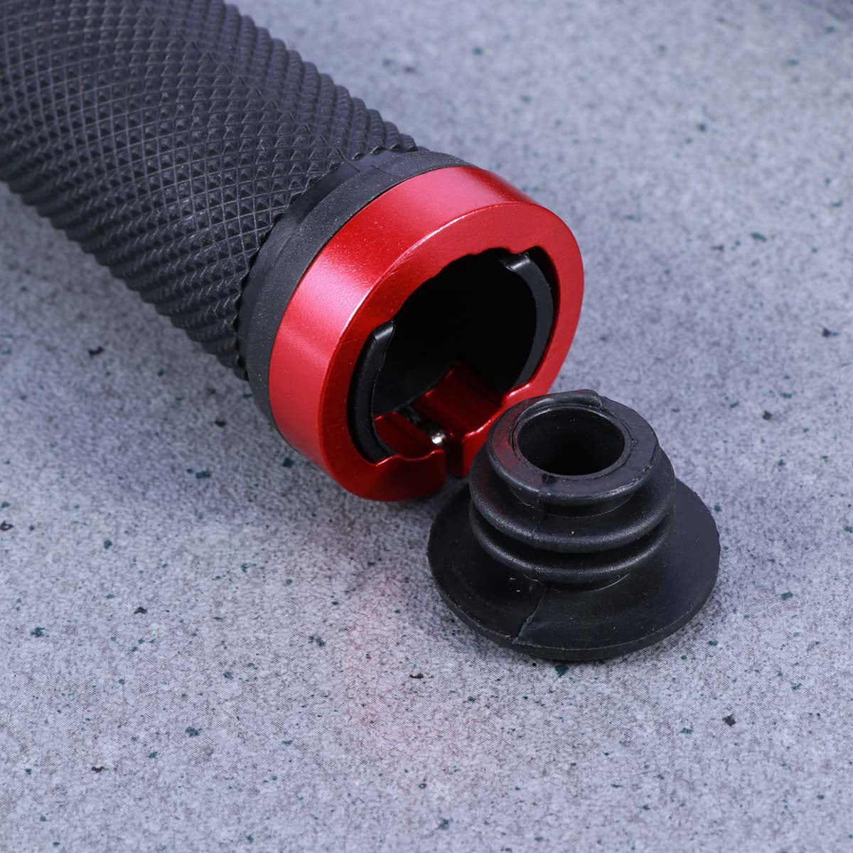 Worgeous Mountain Bike Double Lock Aluminum Alloy Handlebar Grips Antiskid Set Red V1189-LWWAL-20260327-03386