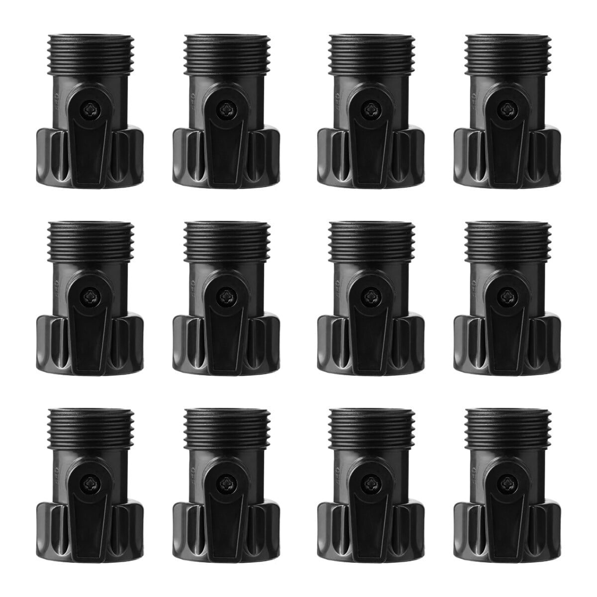 Worgeous Garden Hose Shut Off Valve 3/4 Inch ABS Black for Durable Use and Easy Installation V1189-LWWAL-20260327-03389