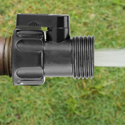 Worgeous Garden Hose Shut Off Valve 3/4 Inch ABS Black for Durable Use and Easy Installation V1189-LWWAL-20260327-03389