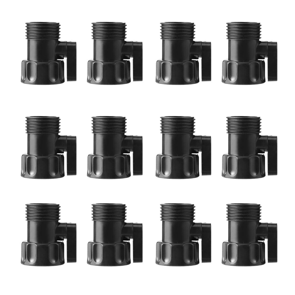 Worgeous Garden Hose Shut Off Valve 3/4 Inch ABS Black for Durable Use and Easy Installation V1189-LWWAL-20260327-03389