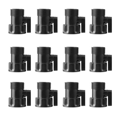 Worgeous Garden Hose Shut Off Valve 3/4 Inch ABS Black for Durable Use and Easy Installation V1189-LWWAL-20260327-03389