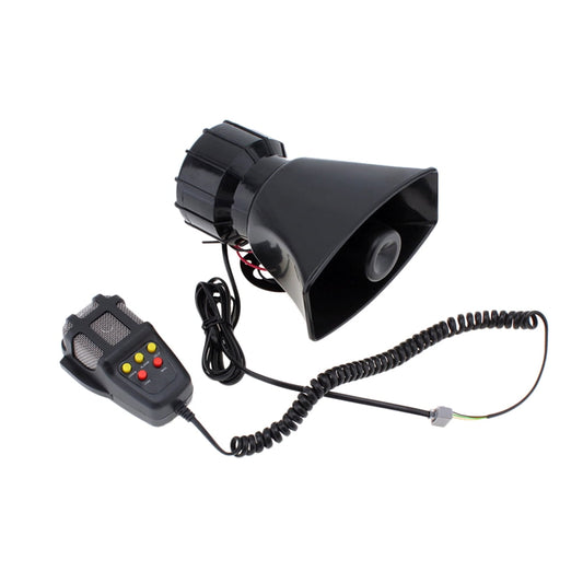 Ortofally 100W 12V 5 Sound Square Opening Electric Horn Loud Speaker Warning Alarm for Car Moped Motorcycle V1189-LWWAL-20260327-03397