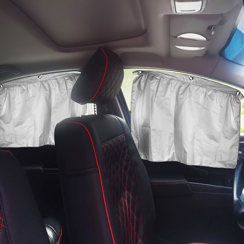 SWETRACE Car Window Shades Baby Car Window Sunshade Suction Cup Design 4Pcs Black Silver V1189-LWWAL-20260327-03399