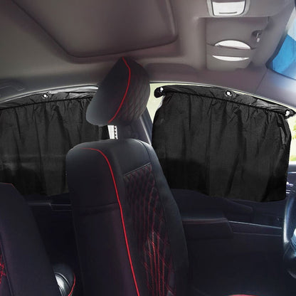SWETRACE Car Window Shades Baby Car Window Sunshade Suction Cup Design 4Pcs Black Silver V1189-LWWAL-20260327-03399