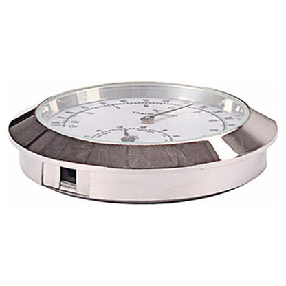 Worgeous Musical Instrument Hygrometer Round Violin Humidity Temperature Gauge Silver V1189-LWWAL-20260327-03401