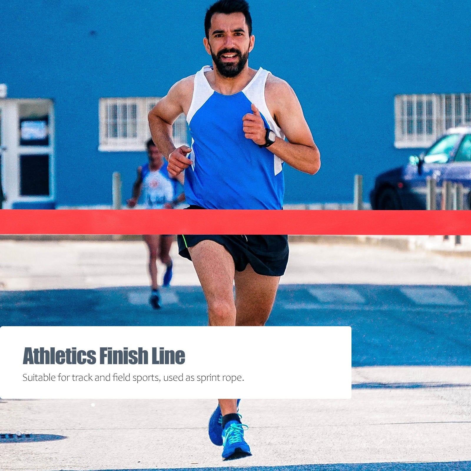 Worgeous 1 Roll of Athletics Collision Line Running Track Finish Line Mark Finish Line V1189-LWWAL-20260327-03402