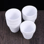 Worgeous 5Pcs 10x10CM Small White Terracotta Pot Clay Ceramic Pottery Planter Cactus Flower Pots Succulent V1189-LWWAL-20260327-03407