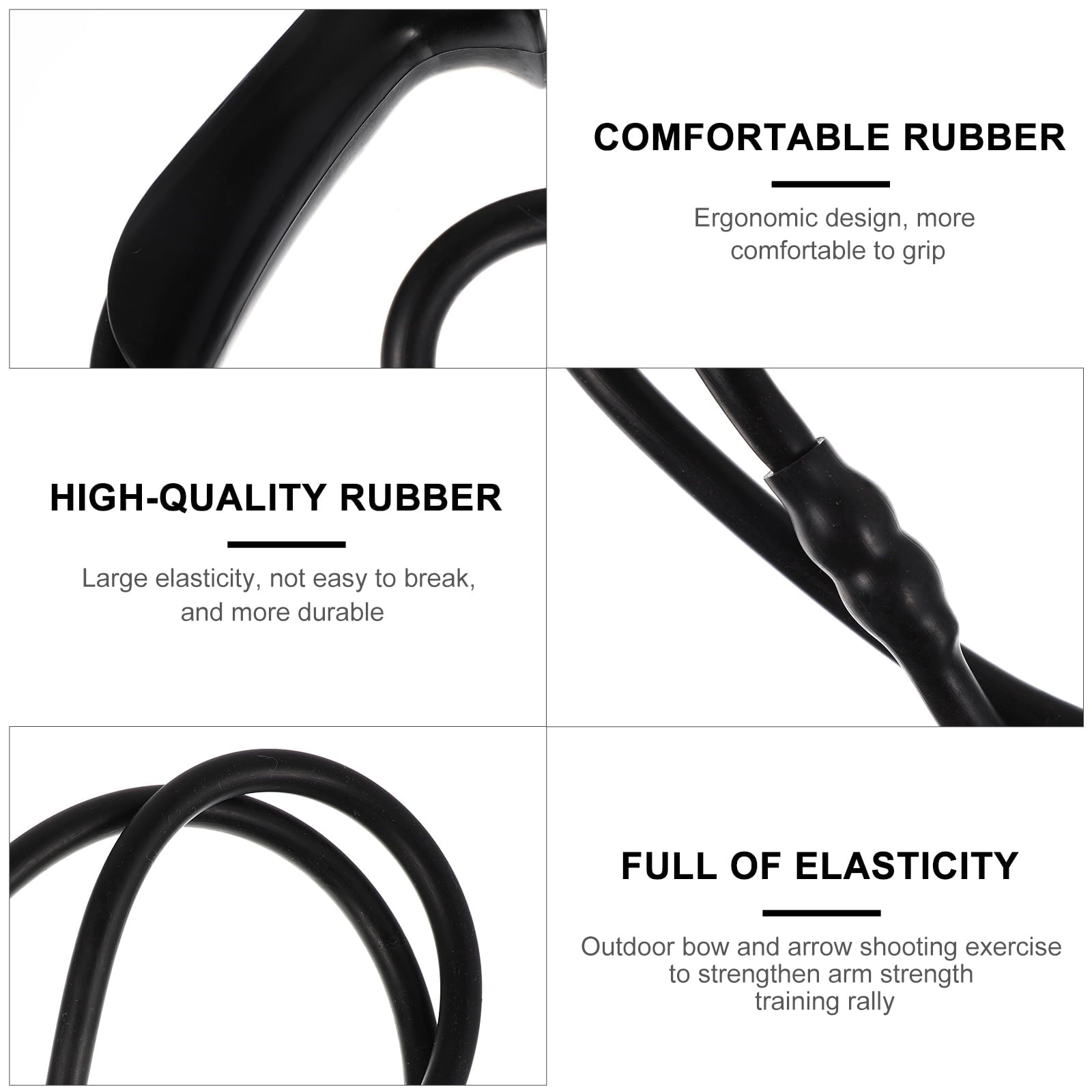 SWETRACE Resistance Bow Trainer Archery Band Rubber Black 1 Bow Training Equipment V1189-LWWAL-20260327-03408