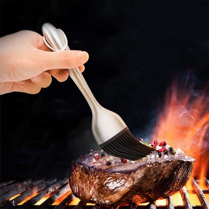 Worgeous 3PCS Stainless Steel Pastry Cutter Dough BBQ Brush Set for Kitchen Home Restaurant V1189-LWWAL-20260327-03409