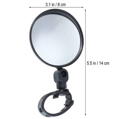 Worgeous Rearview Mirror Cycling Handlebar Mirrors Convex Handles Black V1189-LWWAL-20260327-03411