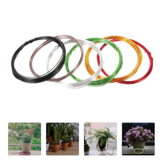 Worgeous Aluminum Bonsai Wire for DIY Assorted Color Easy to Use and Store 6pcs V1189-LWWAL-20260327-03412