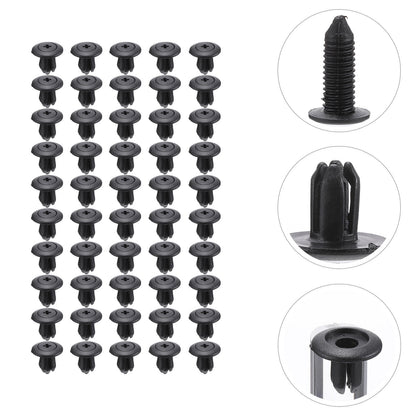 Worgeous 100 Pieces Kick Plate Trim Retainer Car Trunk Fastener Push Pin Rivet Supply V1189-LWWAL-20260327-03415