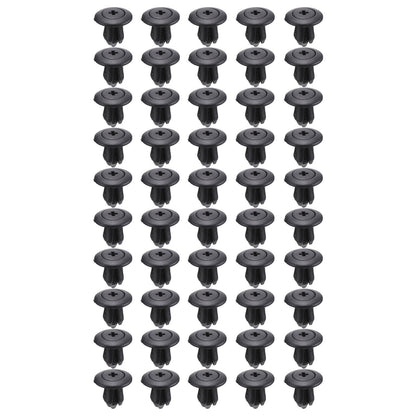 Worgeous 100 Pieces Kick Plate Trim Retainer Car Trunk Fastener Push Pin Rivet Supply V1189-LWWAL-20260327-03415