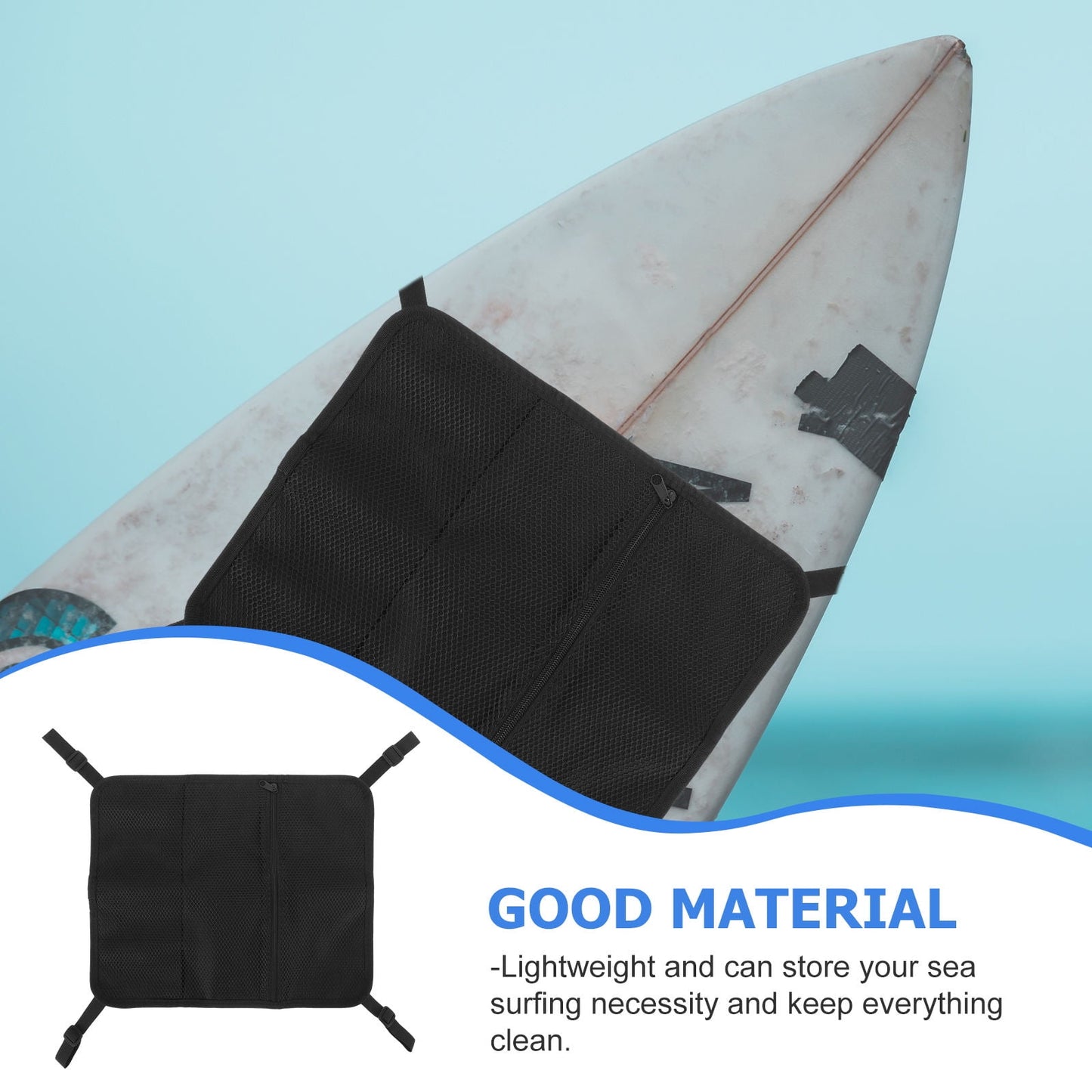 Worgeous Storage Bag Wet Waterproof Bags Paddleboard Surfboard Black V1189-LWWAL-20260327-03421