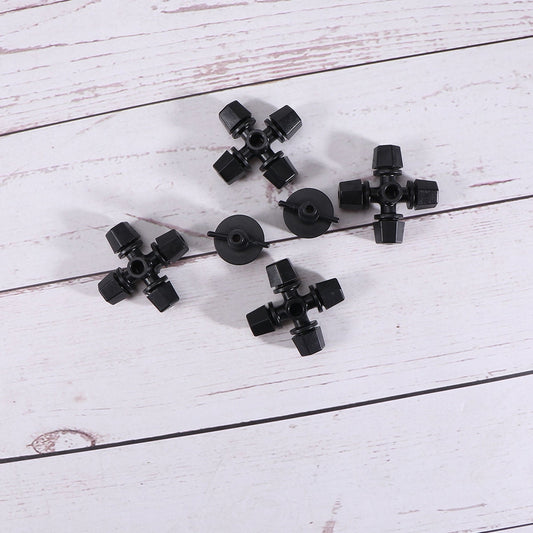 Worgeous Drip Irrigation Nozzle for Garden Use Black Plastic 20 Pieces Miniature Sprinklers V1189-LWWAL-20260327-03424