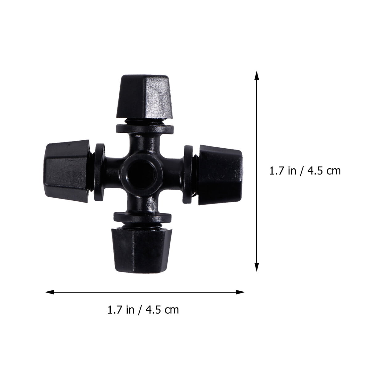 Worgeous Drip Irrigation Nozzle for Garden Use Black Plastic 20 Pieces Miniature Sprinklers V1189-LWWAL-20260327-03424
