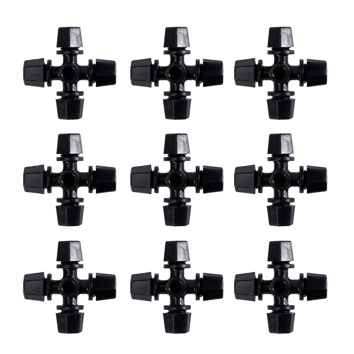 Worgeous Drip Irrigation Nozzle for Garden Use Black Plastic 20 Pieces Miniature Sprinklers V1189-LWWAL-20260327-03424