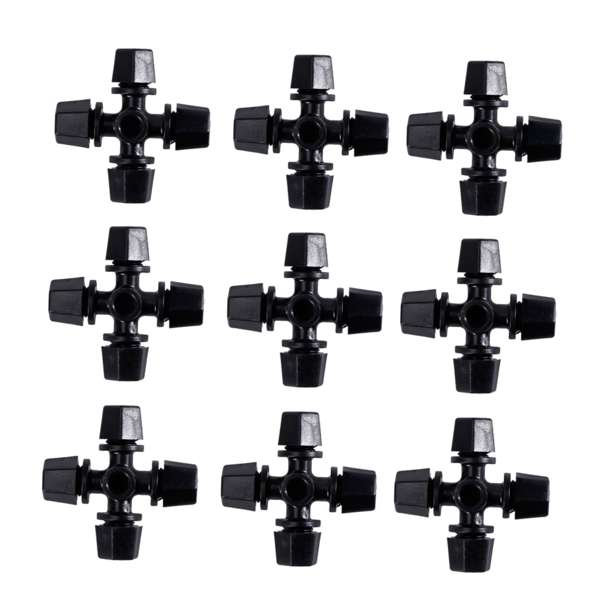 Worgeous Drip Irrigation Nozzle for Garden Use Black Plastic 20 Pieces Miniature Sprinklers V1189-LWWAL-20260327-03424