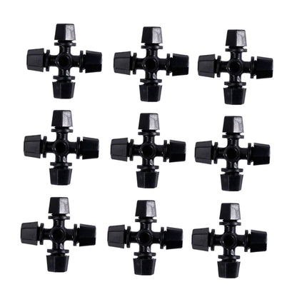 Worgeous Drip Irrigation Nozzle for Garden Use Black Plastic 20 Pieces Miniature Sprinklers V1189-LWWAL-20260327-03424