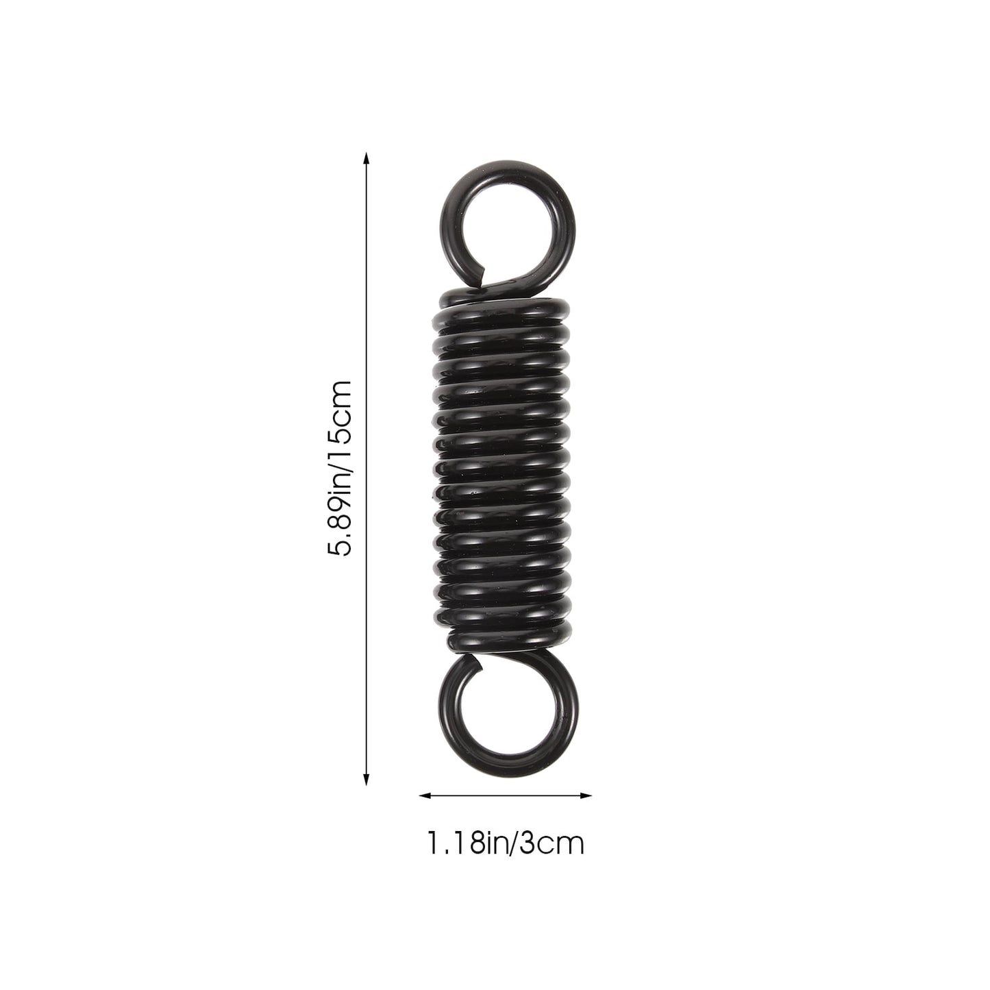 SWETRACE Porch Swing Springs Heavy Duty Black 1 Set 5.9x1.2in V1189-LWWAL-20260327-03429