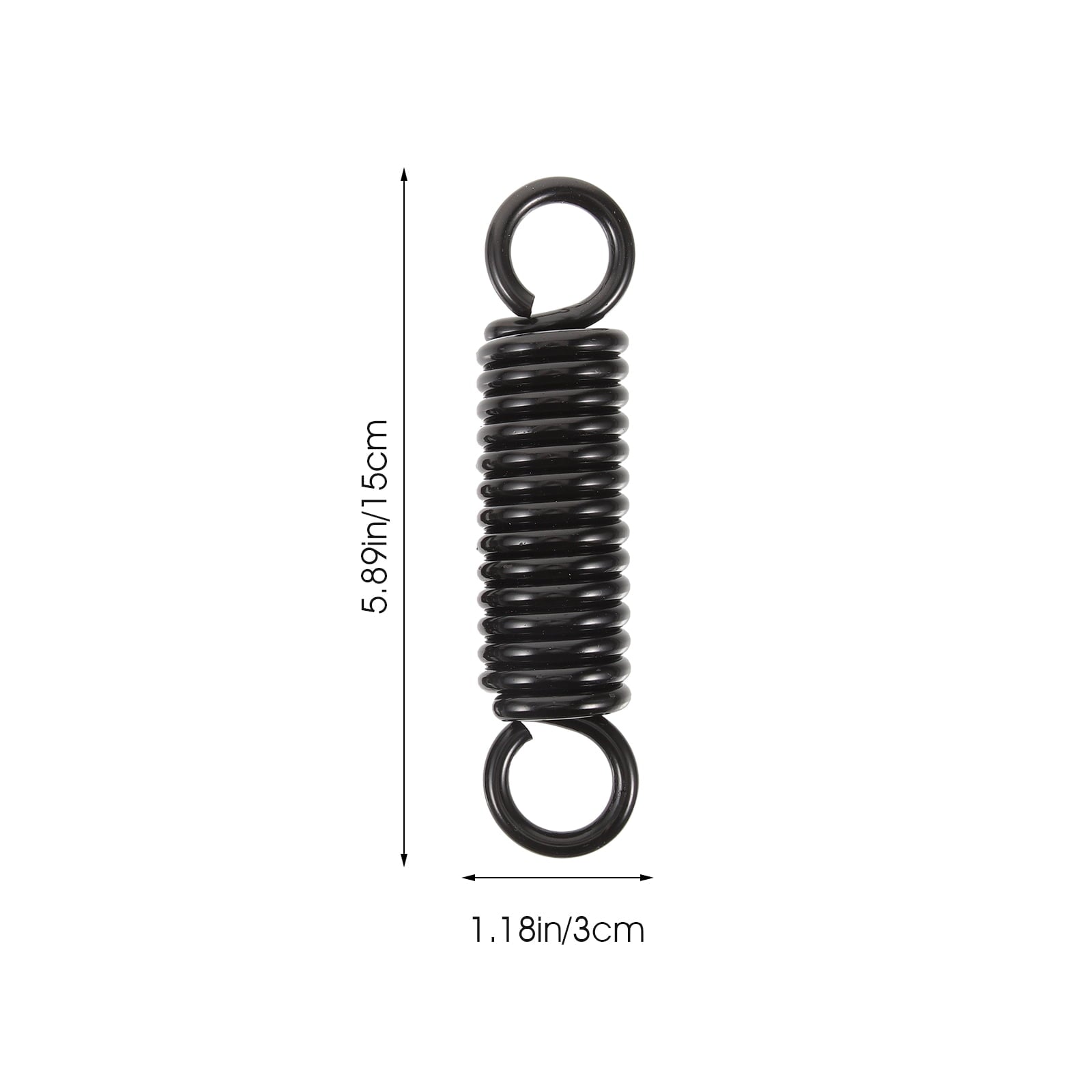 SWETRACE Porch Swing Springs Heavy Duty Black 1 Set 5.9x1.2in V1189-LWWAL-20260327-03429