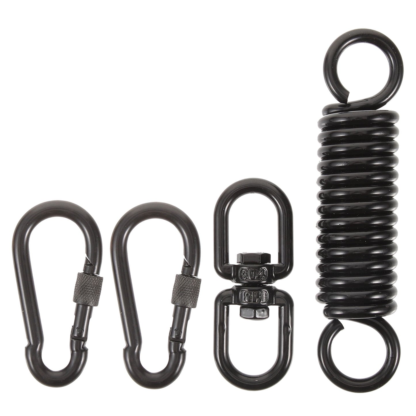 SWETRACE Porch Swing Springs Heavy Duty Black 1 Set 5.9x1.2in V1189-LWWAL-20260327-03429