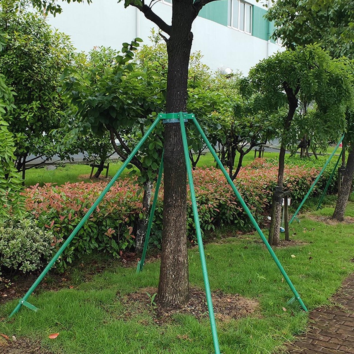 Masteelf Durable Iron Tree Fixator for Outdoor Use with Easy Application Green Color 15cm Diameter V1189-LWWAL-20260327-03443