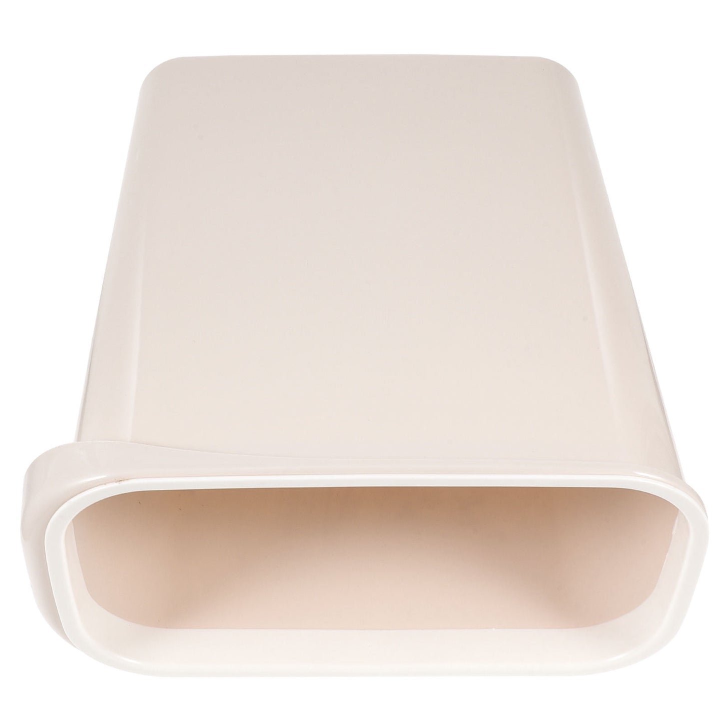 Worgeous White Plastic Trash Can for Home Use Made of Material Great for Small Spaces 13 x 8 0 inches V1189-LWWAL-20260327-03444