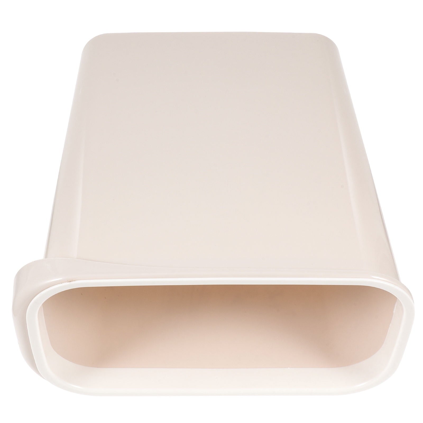 Worgeous White Plastic Trash Can for Home Use Made of Material Great for Small Spaces 13 x 8 0 inches V1189-LWWAL-20260327-03444