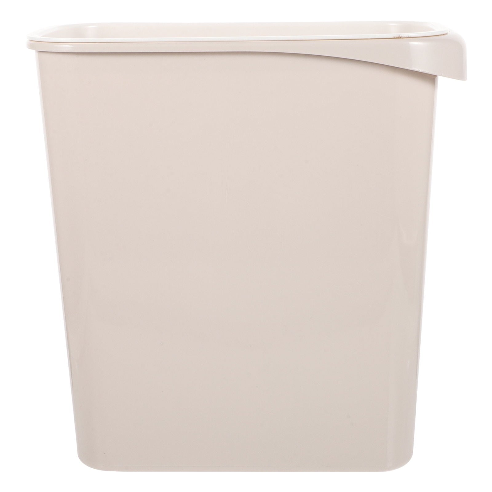 Worgeous White Plastic Trash Can for Home Use Made of Material Great for Small Spaces 13 x 8 0 inches V1189-LWWAL-20260327-03444