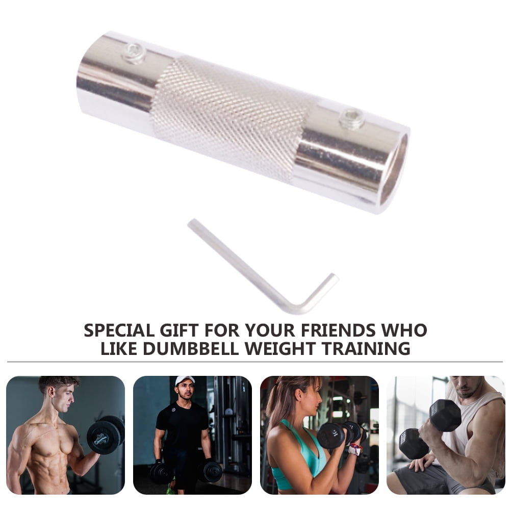 Worgeous Dumbbell Connector for Dumbbells Connecting Bar Work Silver V1189-LWWAL-20260327-03449