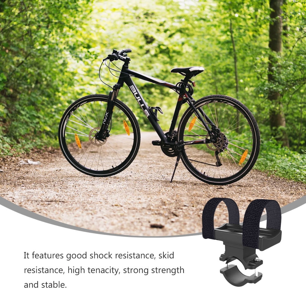 Worgeous Bike Rack Mountain Mountain Bike Flashlight Bracket Band Riding Sound Universal Accessory (Black) V1189-LWWAL-20260327-03450