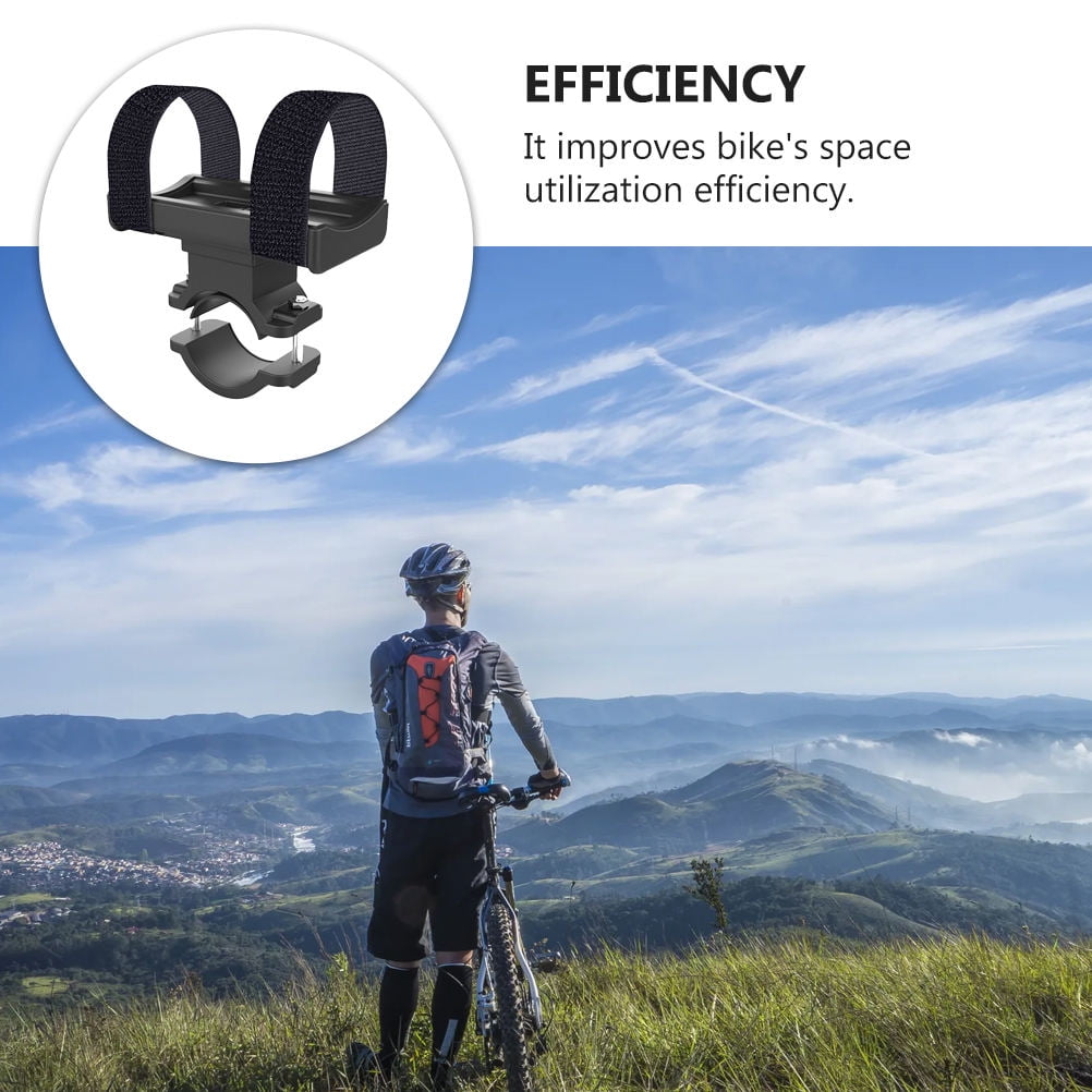 Worgeous Bike Rack Mountain Mountain Bike Flashlight Bracket Band Riding Sound Universal Accessory (Black) V1189-LWWAL-20260327-03450