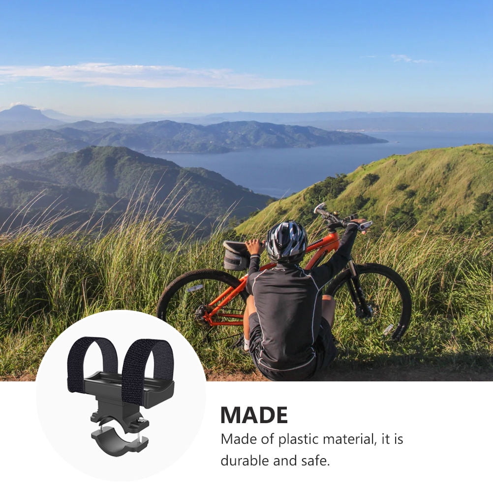 Worgeous Bike Rack Mountain Mountain Bike Flashlight Bracket Band Riding Sound Universal Accessory (Black) V1189-LWWAL-20260327-03450