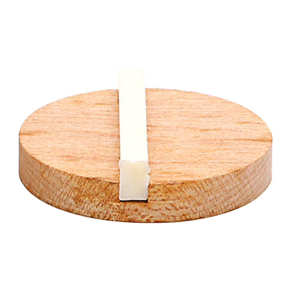 Worgeous Resonator Biscuit Bridge Kit Crafted from Wood and Ox Bone for Guitar Durable Light Brown Size V1189-LWWAL-20260327-03457