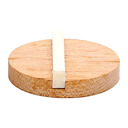 Worgeous Resonator Biscuit Bridge Kit Crafted from Wood and Ox Bone for Guitar Durable Light Brown Size V1189-LWWAL-20260327-03457