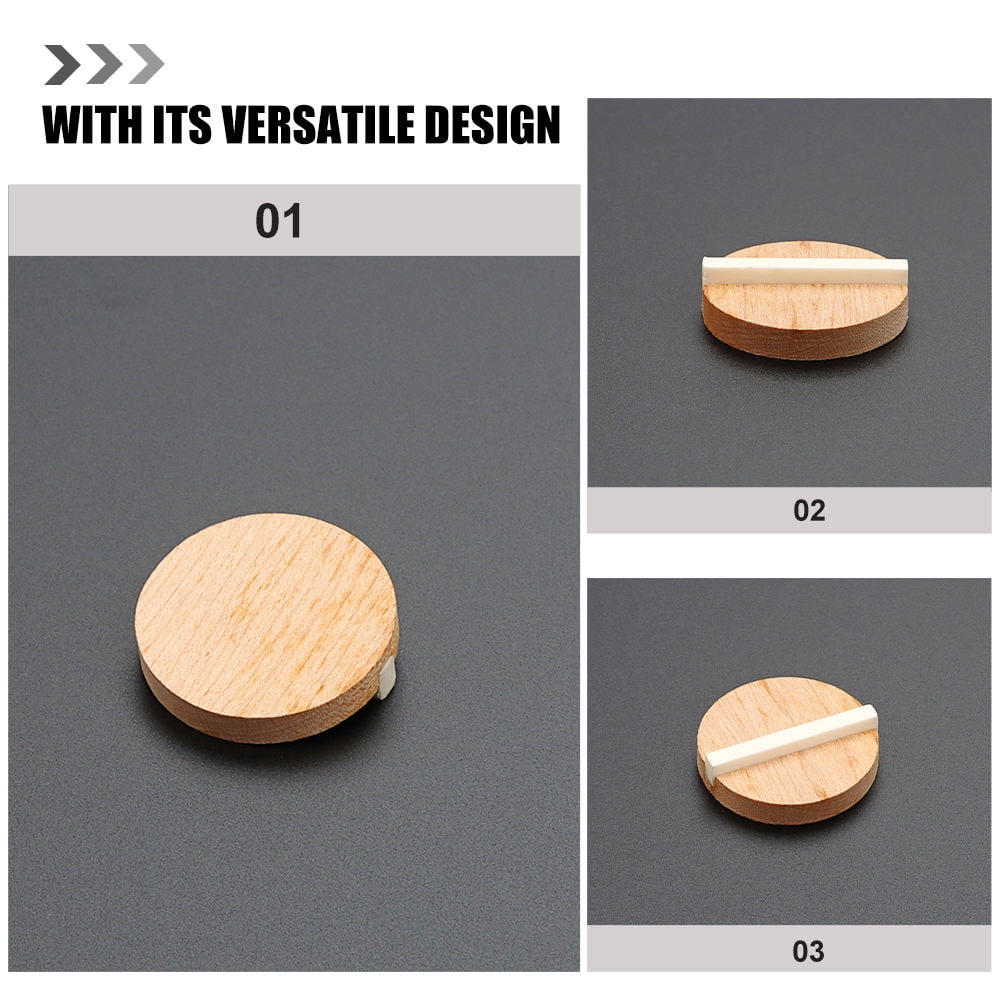 Worgeous Resonator Biscuit Bridge Kit Crafted from Wood and Ox Bone for Guitar Durable Light Brown Size V1189-LWWAL-20260327-03457