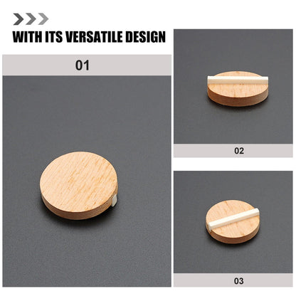 Worgeous Resonator Biscuit Bridge Kit Crafted from Wood and Ox Bone for Guitar Durable Light Brown Size V1189-LWWAL-20260327-03457